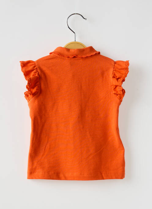 Polo orange MAYORAL pour fille