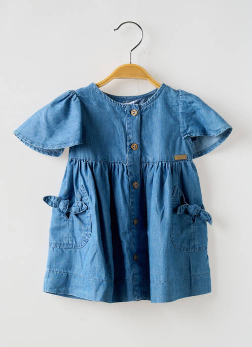 Robe courte bleu MAYORAL pour fille
