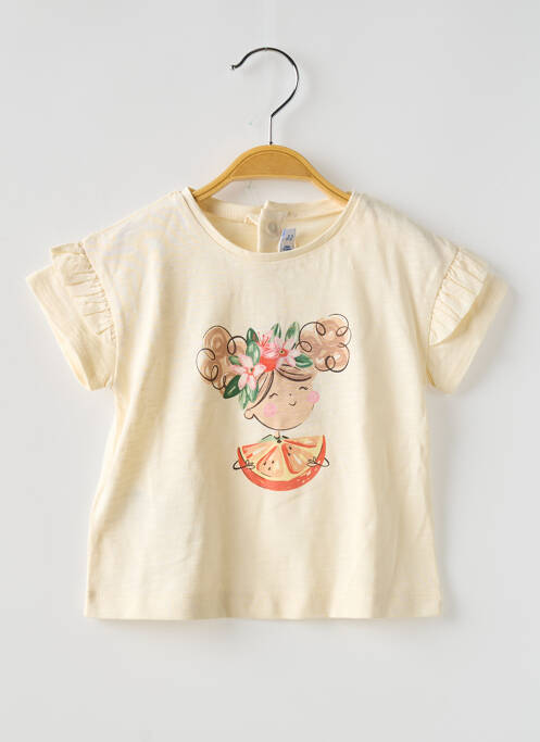 T-shirt beige MAYORAL pour fille