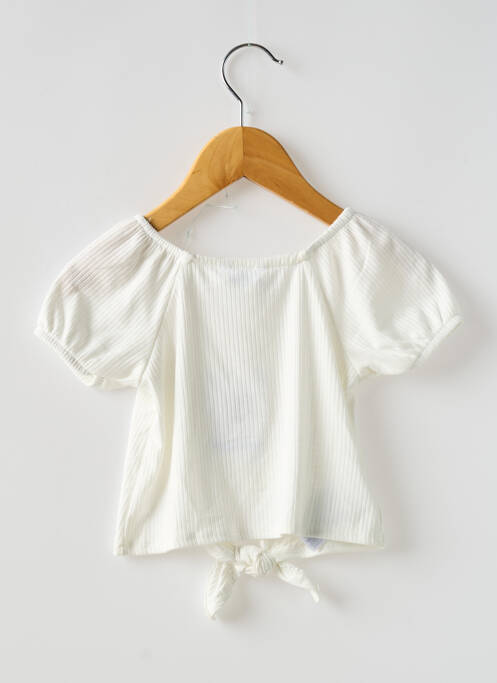 T-shirt blanc MAYORAL pour fille
