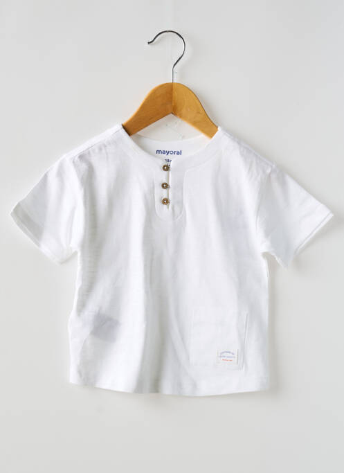 T-shirt blanc MAYORAL pour garçon