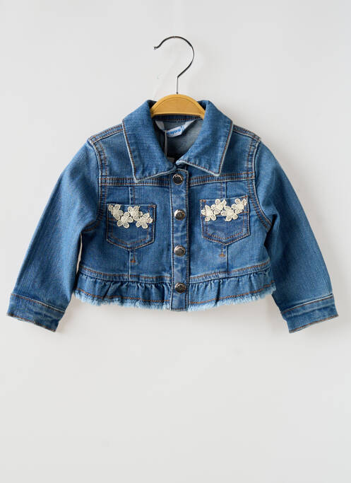 Veste casual bleu MAYORAL pour fille