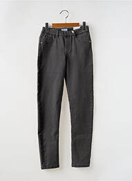 Pantalon slim taille élastique taille élastique gris MAYORAL fille