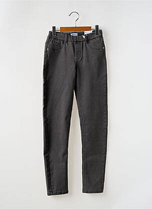Pantalon slim taille élastique taille élastique gris MAYORAL fille