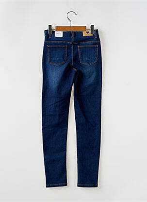Jeans coupe slim tissage denim taille élastique bleu MAYORAL fille