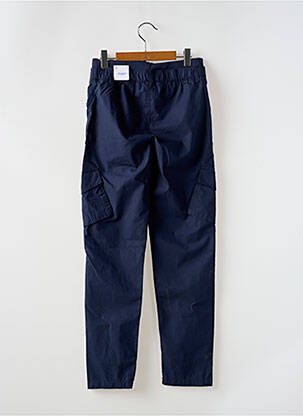 Pantalon cargo coupe droite taille élastique bleu MAYORAL garçon
