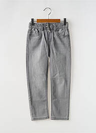 Jeans coupe slim taille élastique taille élastique gris MAYORAL garcon