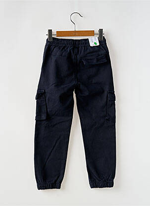Pantalon cargo poches taille élastique bleu MAYORAL garçon