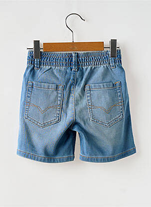 Bermuda tissage denim taille élastique bleu MAYORAL garçon