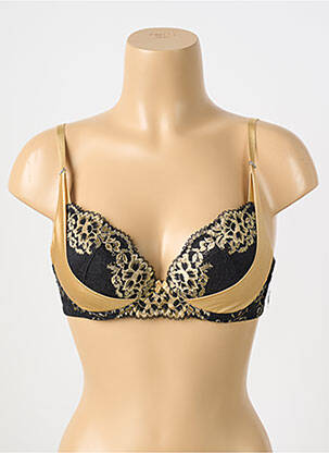 Soutien-gorge effet matière satinée haut soutien-gorge moulé noir AUBADE femme