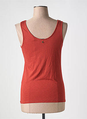 Débardeur stretch sans manche orange LOLA CASADEMUNT femme