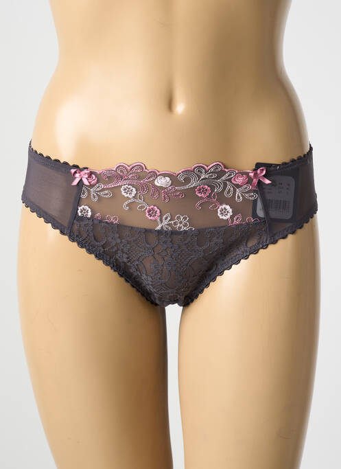 Culotte gris PIEGE pour femme