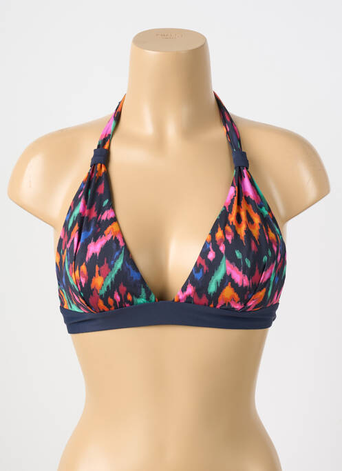 Haut de maillot de bain bleu LIVIA pour femme