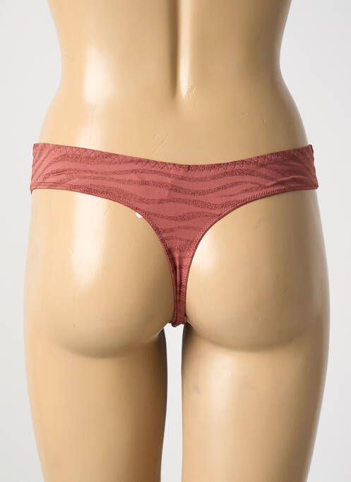Tanga orange PRIMA DONNA pour femme