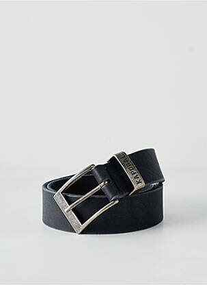 Ceinture effet matière satinée noir KAPORAL homme