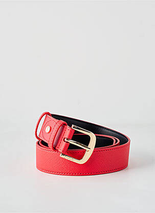 Ceinture effet matière satinée rouge LIU JO femme
