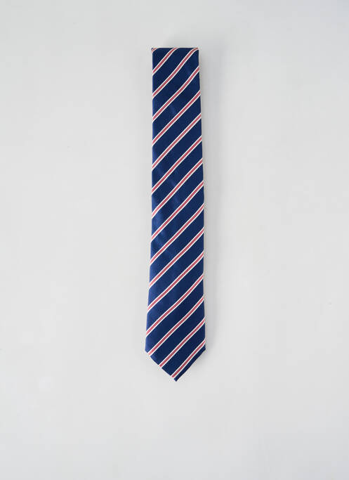 Cravate bleu BRUNO SAINT HILAIRE pour homme