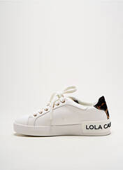 Baskets blanc LOLA CASADEMUNT pour femme seconde vue