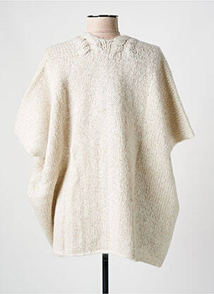 Pull col v manches 3/4 beige SALSA femme