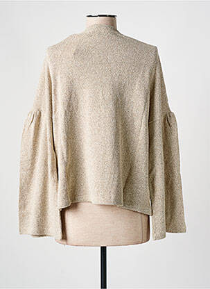 Pull tissage chiné manches longues beige SALSA femme
