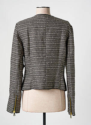 Veste casual col rond noir BETTY BARCLAY femme