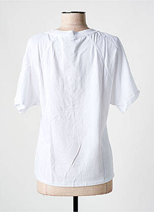 T-shirt sérigraphie avec strass manches courtes blanc SALSA femme