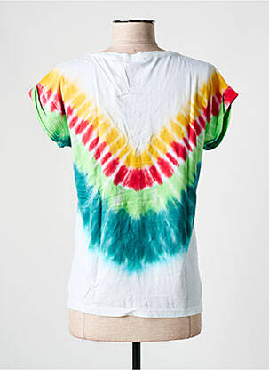 T-shirt imprimé fantaisie manches courtes blanc SALSA femme