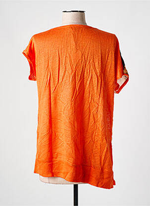 T-shirt imprimé fantaisie manches courtes orange SALSA femme