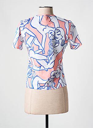 T-shirt imprimé fantaisie manches courtes rose DESIGUAL femme