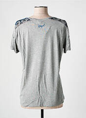 T-shirt gris DESIGUAL pour femme seconde vue