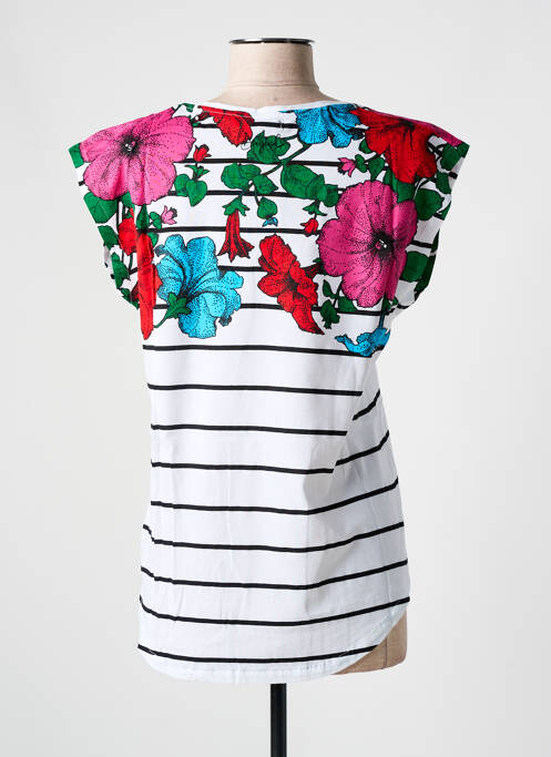 T-shirt blanc DESIGUAL pour femme