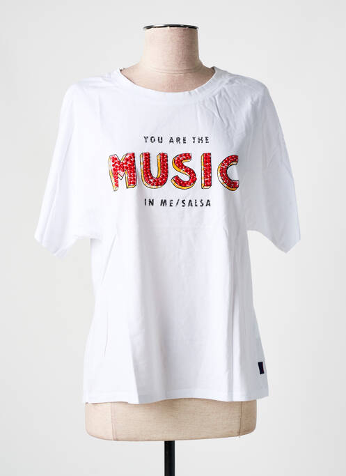 T-shirt blanc SALSA pour femme