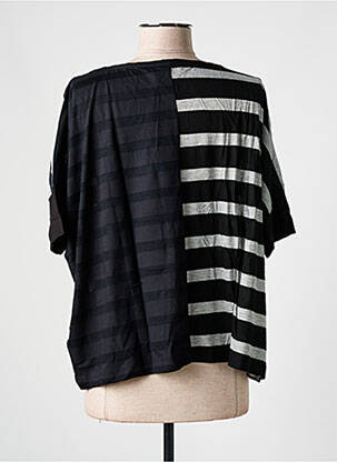 T-shirt stretch manches courtes noir SALSA femme