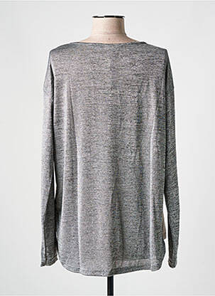 Pull tissage chiné manches longues gris SALSA femme