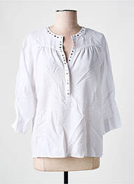 Blouse manches 3/4 manches 3/4 blanc SALSA femme