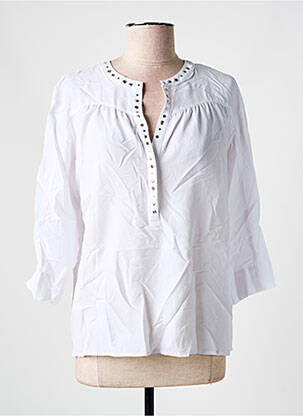 Blouse manches 3/4 manches 3/4 blanc SALSA femme