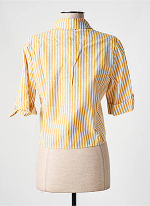 Chemisier manches courtes manches courtes jaune MOLLY BRACKEN femme
