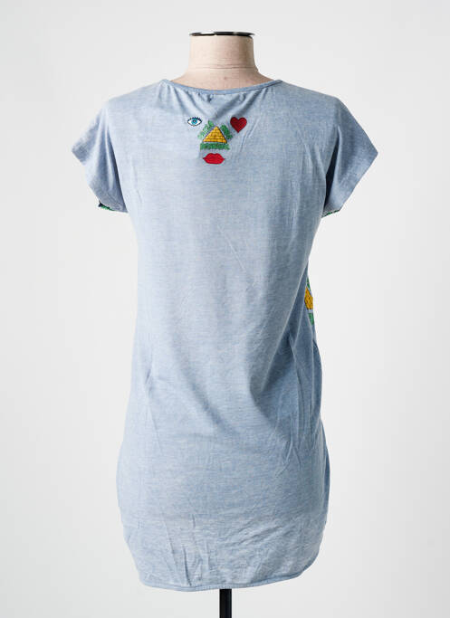 Tunique manches courtes gris DESIGUAL pour femme