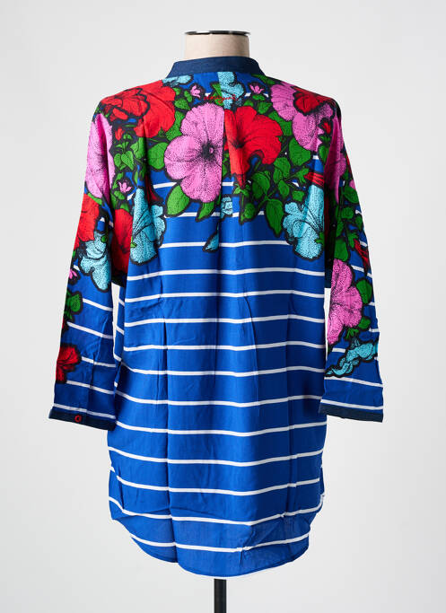 Tunique manches longues bleu DESIGUAL femme