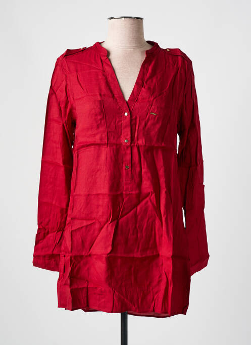 Tunique manches longues rouge SALSA pour femme