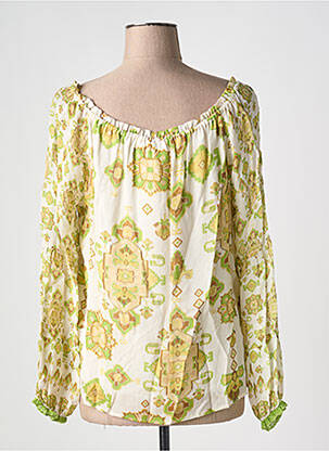 Blouse imprimé fantaisie manches longues vert ESQUALO femme