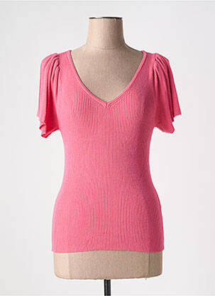 Top coupe cintrée sans manche rose MOLLY BRACKEN femme