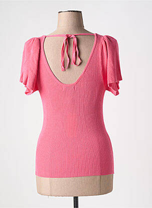 Top coupe cintrée sans manche rose MOLLY BRACKEN femme