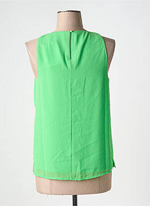 Top coupe fluide sans manche vert ESPRIT femme
