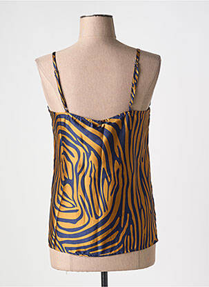 Top imprimé fantaisie fines bretelles bleu LOLA CASADEMUNT femme