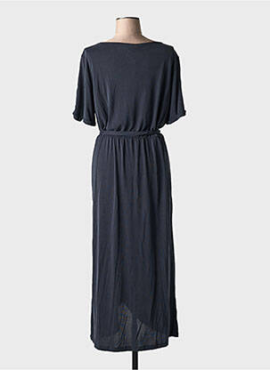Robe longue manches courtes manches courtes bleu ESQUALO femme