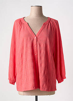 Chemisier coupe fluide manches longues rose ESQUALO femme