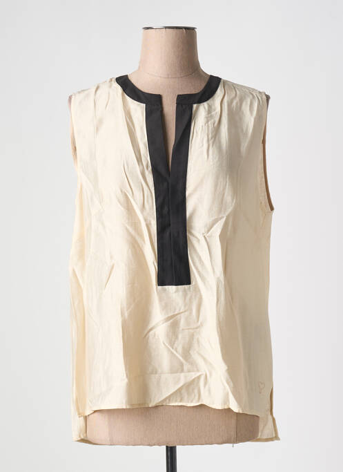 Top sans manche sans manche beige LOLA CASADEMUNT femme