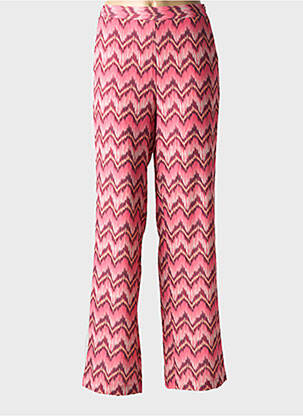 Pantalon droit poches rose ESQUALO femme