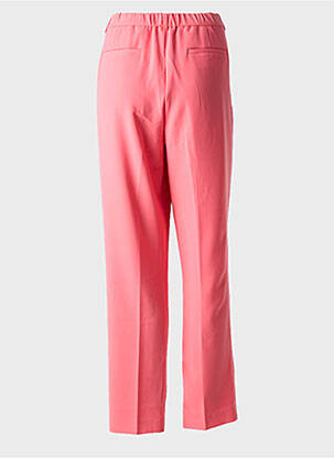 Pantalon slim taille élastique rose ESQUALO femme